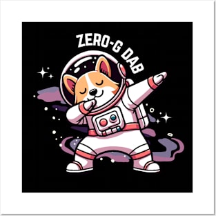 Corgi Astronaut Posters and Art